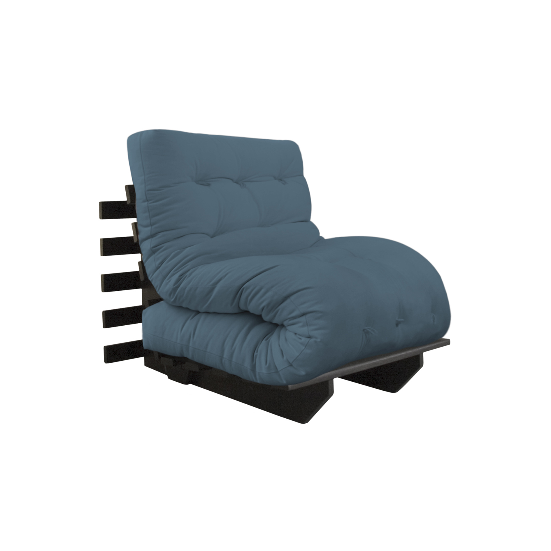 Poltrona-cama Relax 80, com futon revestido em lonita, de R$ 3249 por R$ 2159